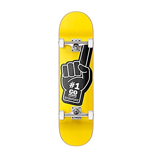 Centrano Unisex – Erwachsene Hydroponic Skateboard Komplettboard, Yellow, 7.785" von Hydroponic