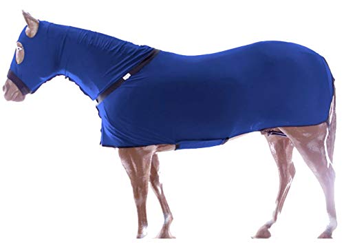 CHALLENGER XL Horse Comfort Stretch Sleazy Ganzkörperlaken, Halstuch, Marineblau, 521MW03NV von Challenger