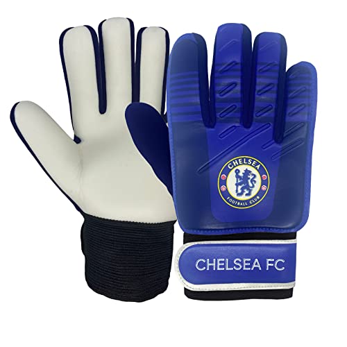 Chelsea FC - Torwarthandschuhe für Kinder/Jugendliche - Offizielles Merchandise - Geschenk für Fußballfans - Jungen: 5-10 Jahre von Chelsea