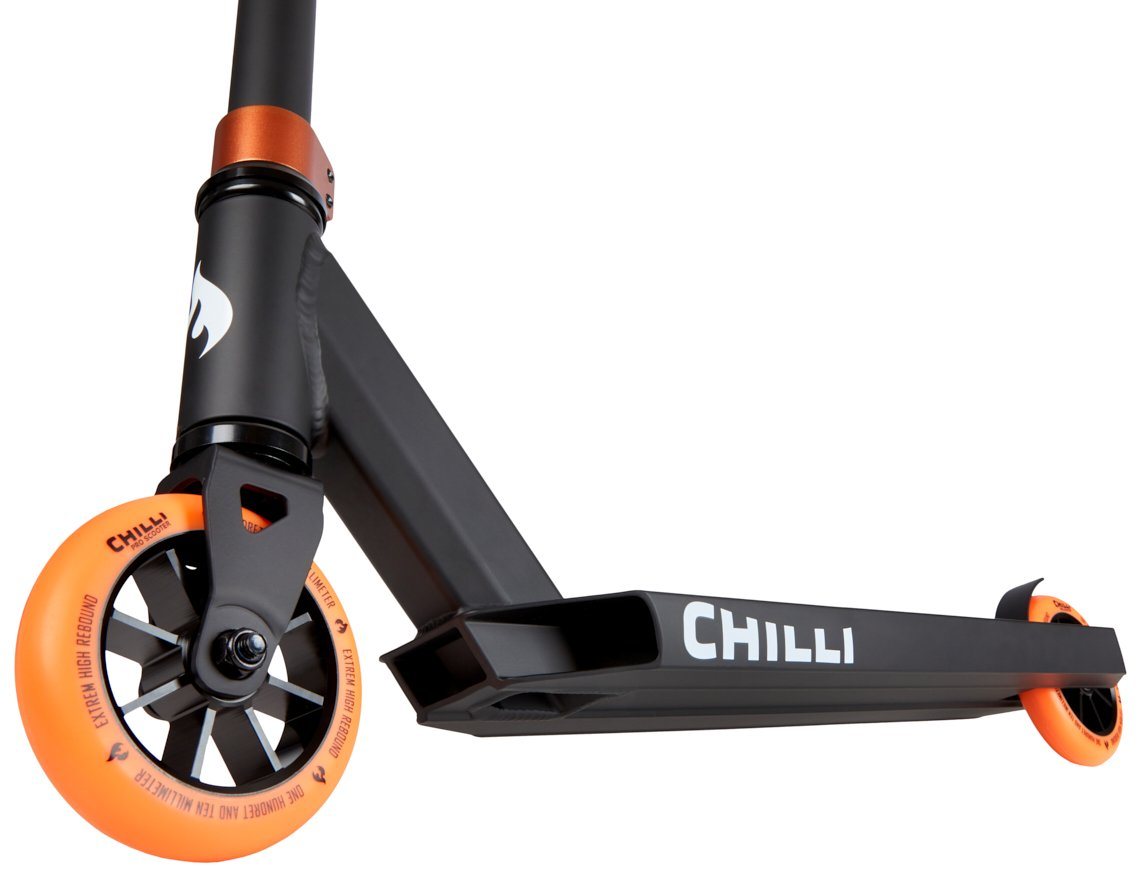 Chilli Stuntscooter Chilli Pro Base Stunt-scooter H=82cm schwarz / orange von Chilli
