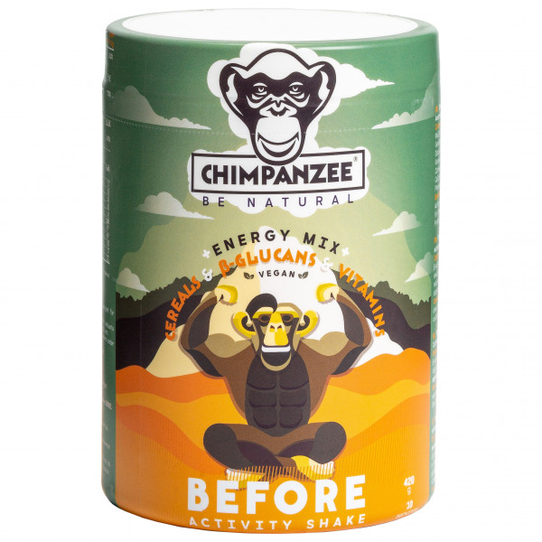 Chimpanzee - Quick Mix Shake Honey / Cereals / Cocoa - Energiegetränk Gr 420 g von Chimpanzee