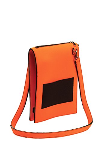 Cicli Bonin N Bags Trendy Front and Rear Taschen, fluoreszentes Orange/Schwarz, Standard-Größe von Boninbike