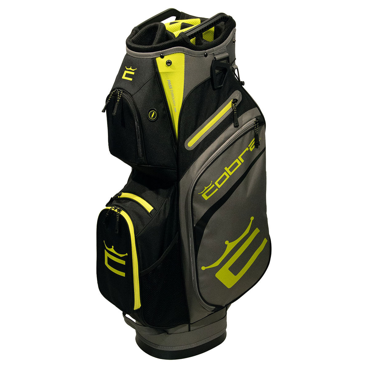 COBRA Signature Golf Cart Bag, Black yellow, One Size | American Golf von Cobra Golf