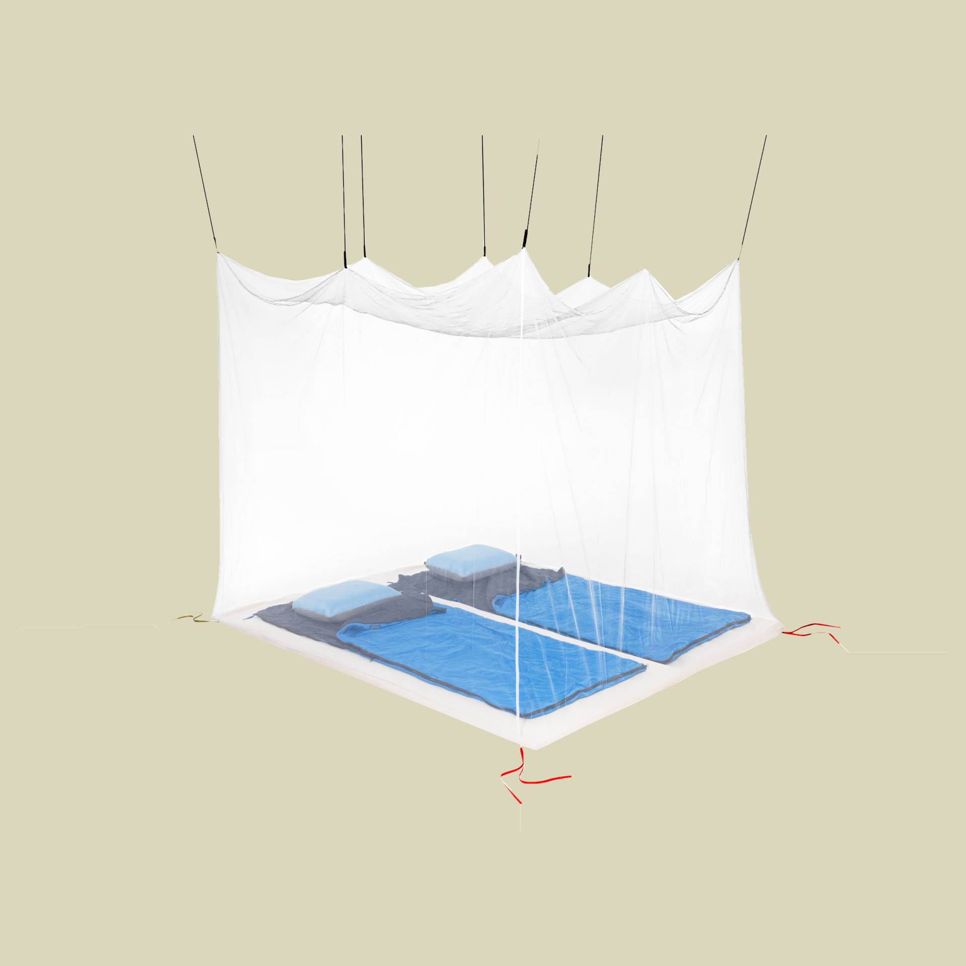 Box Mosquito Net Double ultralight Maße: 200 x 200 cm Farbe: white von Cocoon