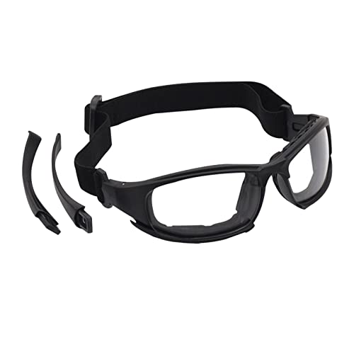 Colcolo Sportbrillen Brillen Unisex Brillen Fahrradbrillen Anti UV Winddicht zum Laufen Radfahren Bergsteigen Fußballzubehör - klar von Colcolo