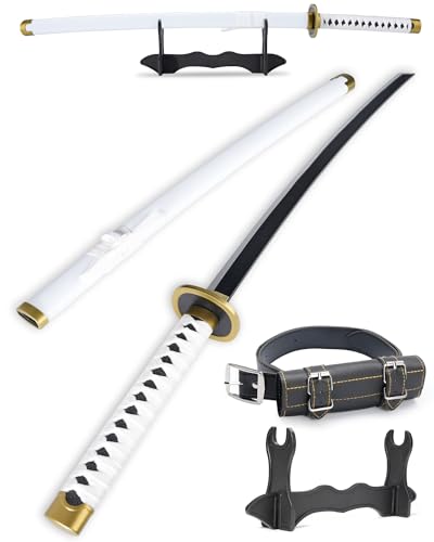 Cold Blade Roronoa Zoro Schwert - 104,1 cm Anime Katana Replik mit Gürtel und Ständer - Wado Ichimonji Schwert mit authentischem Design von Cold Blade