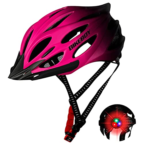 Colorful Erwachsene Fahrradhelm für Herren Damen, hohe Festigkeit Unisex Bicycle Helmet Verstellbar Radhelm 54-61cm, MTB Safety Helmet für Radfahren, Skateboard, Sport usw. (Pink) von Colorful Outdoor