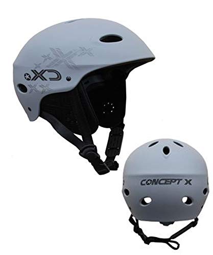 Concept X Helm Kiten Surfen Wakeboard Kajak GRAU (L) von Concept X
