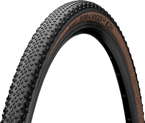 Continental Unisex-Adult Terra Speed Bicycle Tire, Black/Transparent, 28", 700 x 45C, 28 x 1.70 von Continental