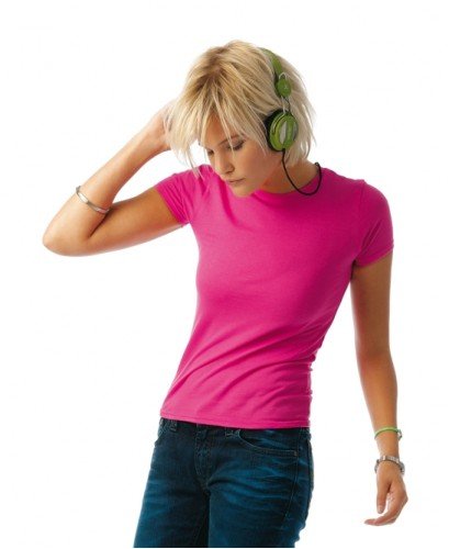 Coole-Fun-T-Shirts Damen NEON GIRLY T-SHIRT floureszierend neonpink, XL von Coole-Fun-T-Shirts