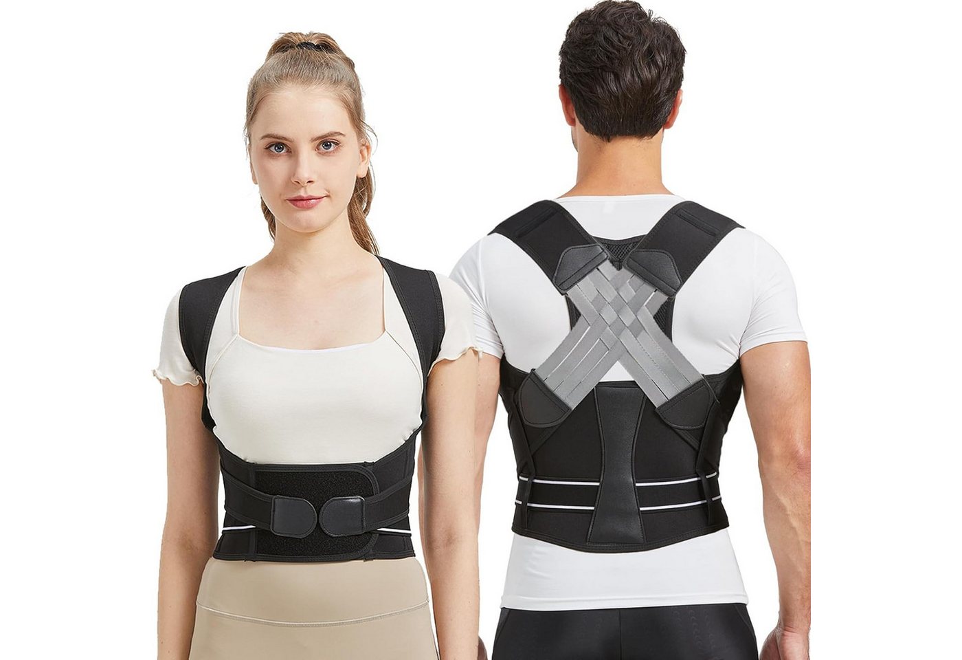 Coonoor Rückenbandage Back Posture Corrector Leichte atmungsaktive Bandage Rückenstütze (1-tlg), Geeignet für Männer und Frauen zur Linderung von Rückenschmerzen von Coonoor