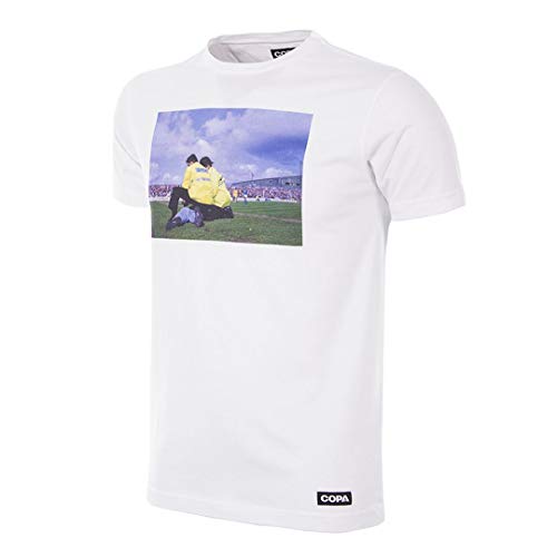 COPA Herren Homes of Football Carlisle United T-Shirt Rundhals T-Shirt von COPA