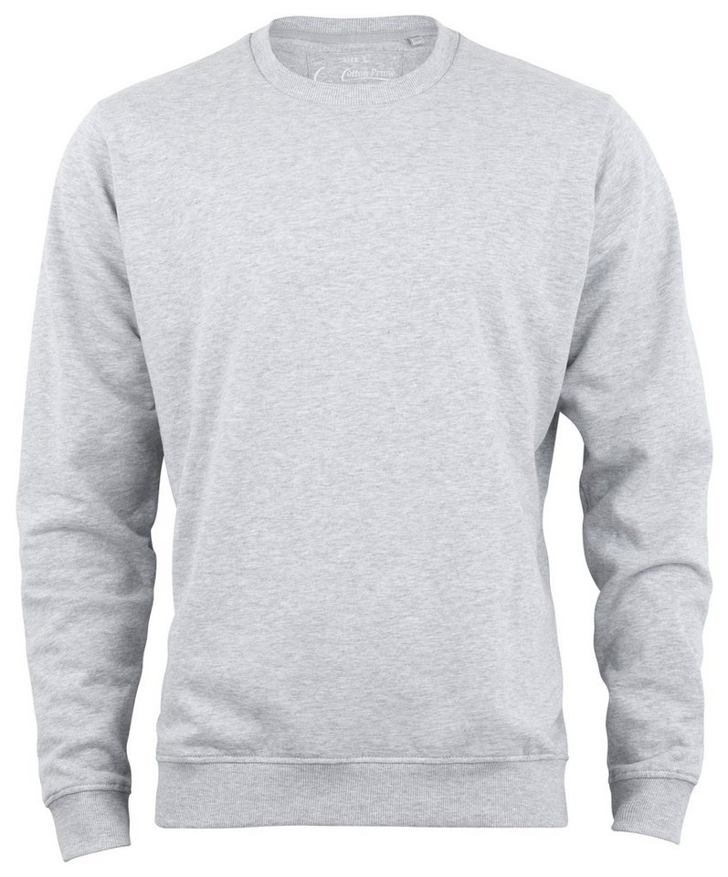 Cotton Prime® Sweatshirt Sweater Pullover aus Baumwollmischung und weichem Innenfleece von Cotton Prime®