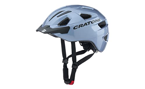 Cratoni Unisex – Erwachsene C-Swift Helme, Blau Metallic Glänzend, Uni von Cratoni