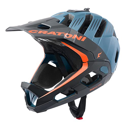 Cratoni Unisex – Erwachsene Madroc Pro Helmet, Petrol Matt, S von Cratoni