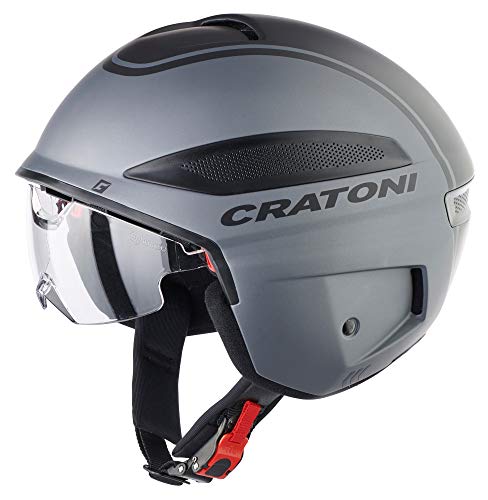 Cratoni Unisex – Erwachsene Vigor Fahrradhelm, Asphalt Matt, L von Cratoni