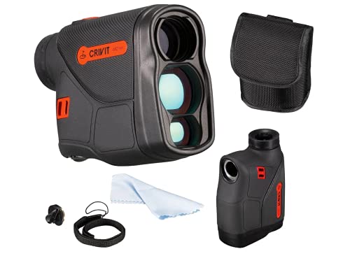 CRIVIT® Laserentfernungsmessgerät 6-Fach Vergrößerung Profi Entfernungsmesser Laser Rangefinder Golf Jagd Geschwindigkeit von Crivit