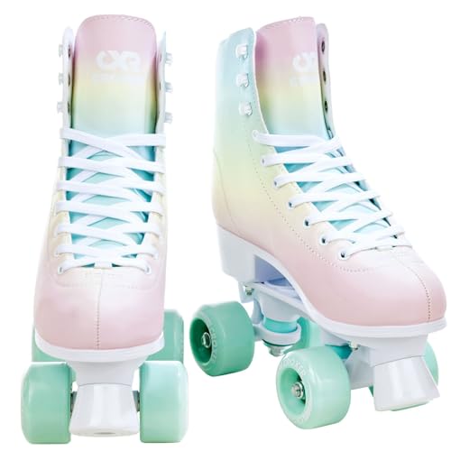 Croxer Rollschuhe Roller Skates Alessa (Rainbow, 35(22cm)) von Croxer