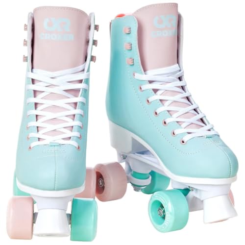 Croxer Rollschuhe Roller Skates Lea (Mint/Pink, 39 (25,5cm)) von Croxer