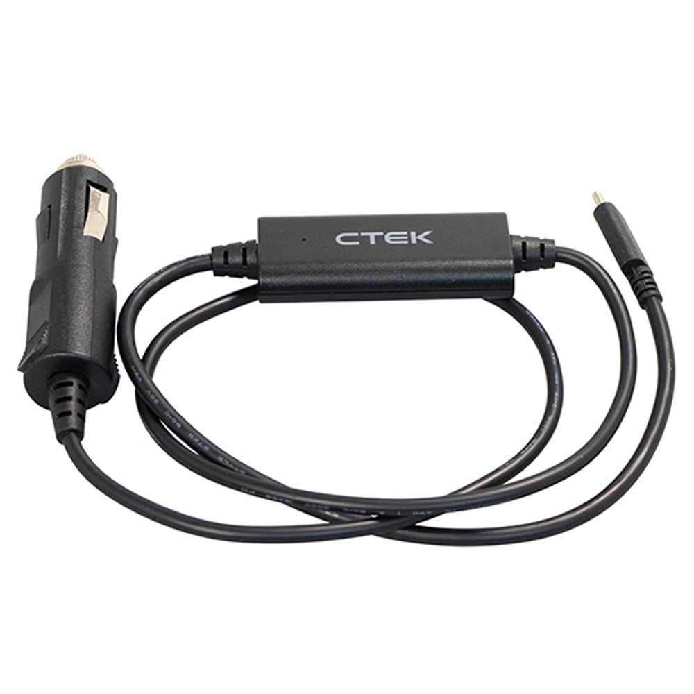 Ctek Cs-free 12v Cable Usb-c To Lighter Socket Schwarz von Ctek