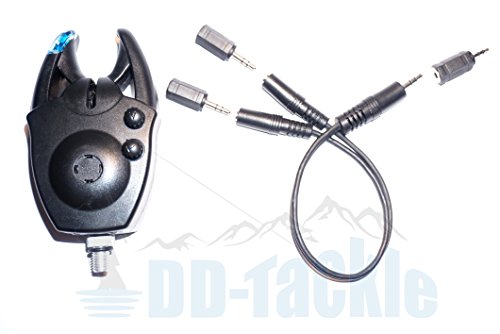 DD-Tackle Klinke Adapter Set für LED Alu Snag Bar Swinger Hänger Pendel Bissanzeiger von DD-Tackle