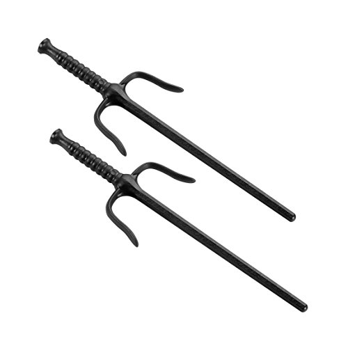 DEPICE Unisex – Erwachsene Sai-gafler hård plast 49-50 cm Sai gabel, Schwarz, uni EU von DEPICE