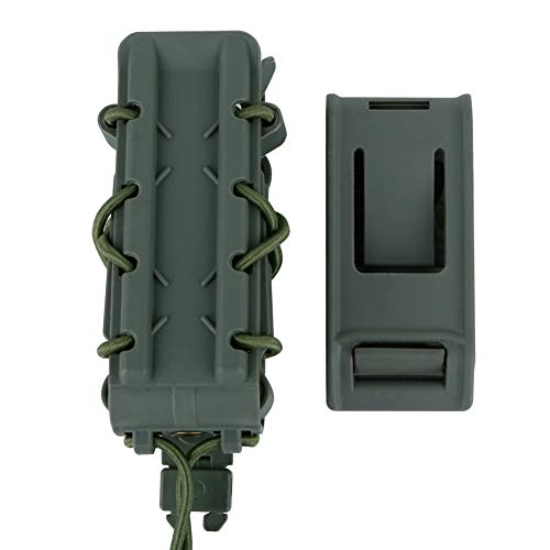 Taktischer Fastmag-Beutel 9MM / 45APS Gewehrmagazintaschen Camouflage Airsoft Pistol Magazinhalter Molle Soft Shell Mag Carrier von DETECH