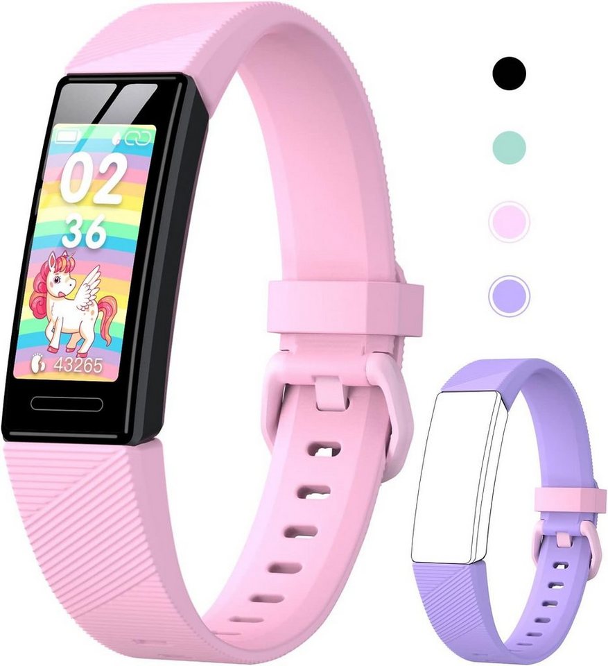 DIGEEHOT Fitness Tracker für Kinder mit Schrittzähler Wecker Smartwatch (Andriod iOS), mit Pulsmesser und Schlafmonitor, 11 Sportmodi Aktivitätstracker von DIGEEHOT