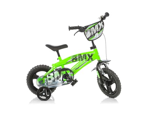 DINO BIKES BMX-Fahrrad, 12 Zoll, geeignet für Kinder mit einer Körpergröße von 87 bis 110 cm, Art.125XL-01 von DINO BIKES