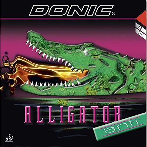 DONIC Belag Alligator Anti, schwarz, 1,5 mm von DONIC