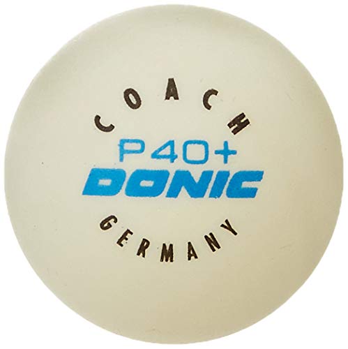 Donic P40+ Coach ** Box 6 Stück weiß von DONIC
