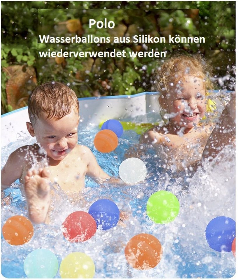 DTC GmbH Wasserball 7-teiliges Set , Wederverwendbare Wasserballons. (Einhändige Wasserentnahme ist bequemer) von DTC GmbH