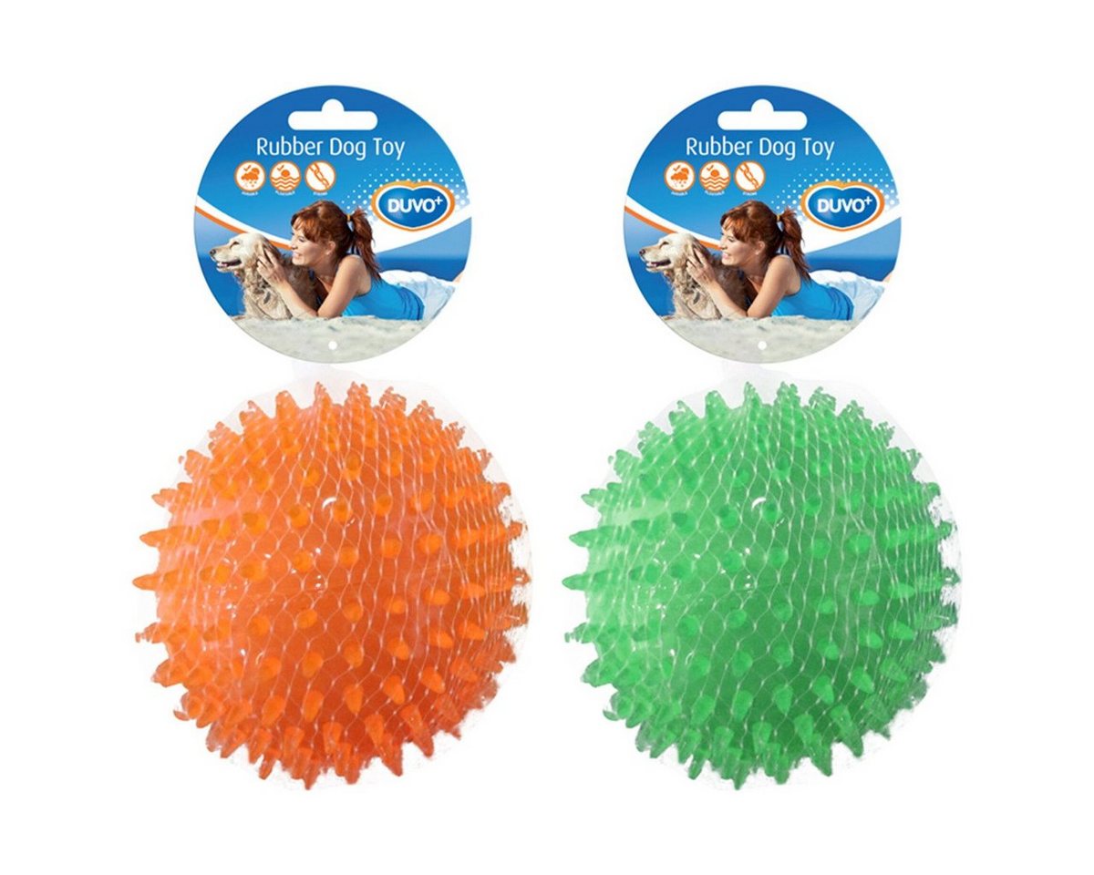 DUVO+ Spielknochen Hundespielzeug TPR Igel Ball, Maße: 12 cm von DUVO+