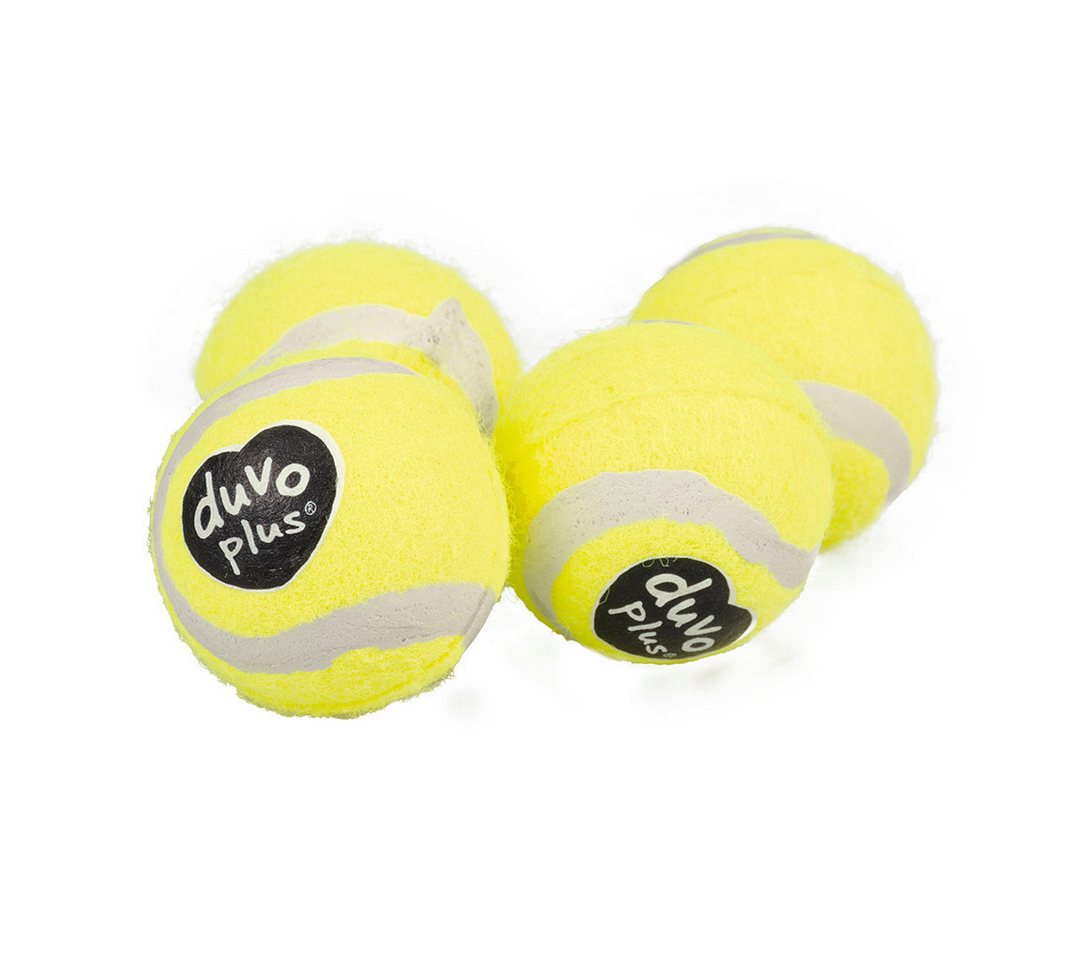 DUVO+ Tierball Duvoplus Tennisbälle - gelb Anzahl - Durchmesser: 4 Stück - 4cm von DUVO+