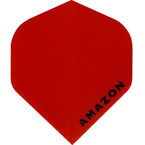 Dart Flights – Designa Amazon – 100 Mikron – STD – Rot – 1 Set (3) von Darts Corner