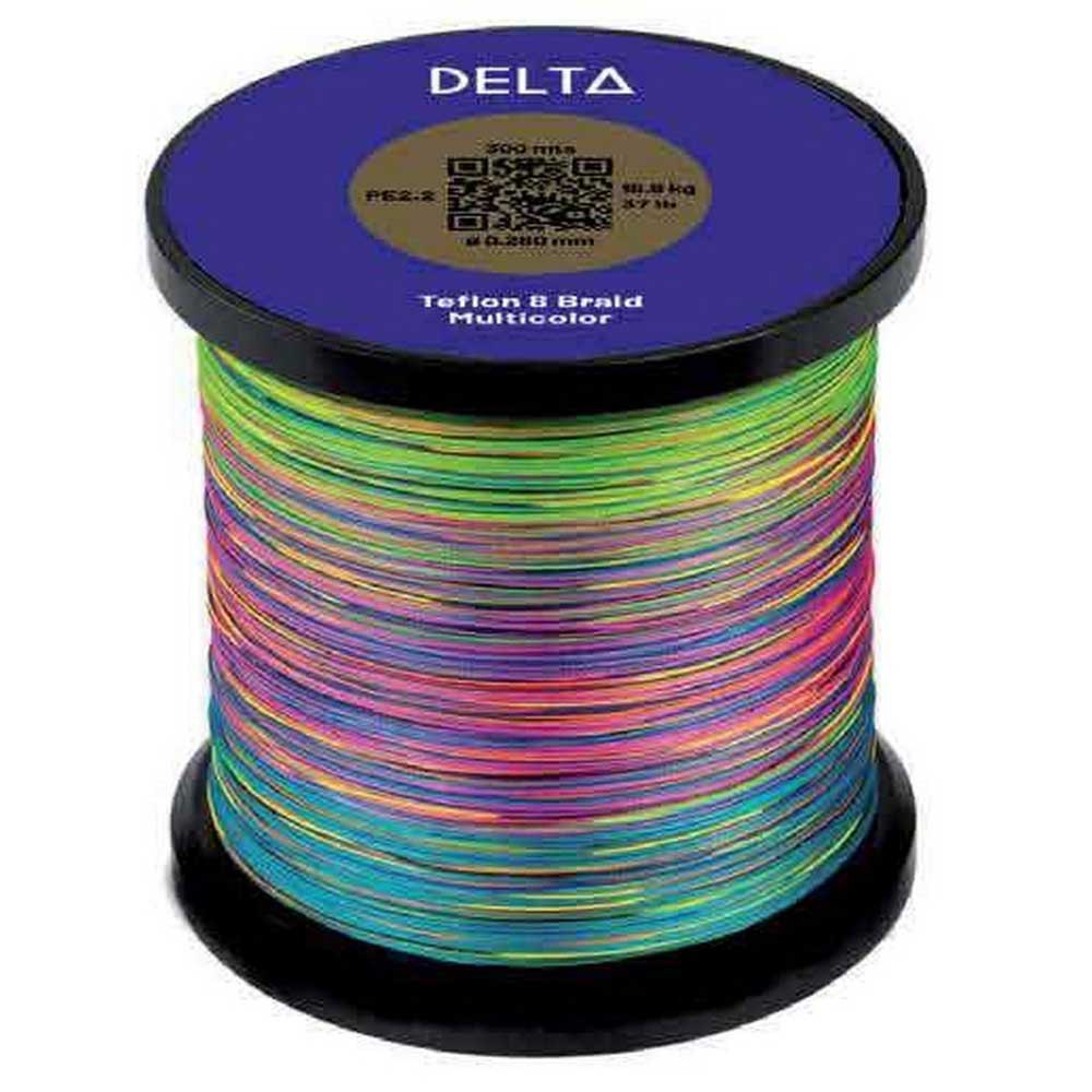 Delta Teflon 8 Braid 300 M Braided Line Mehrfarbig 0.360 mm von Delta
