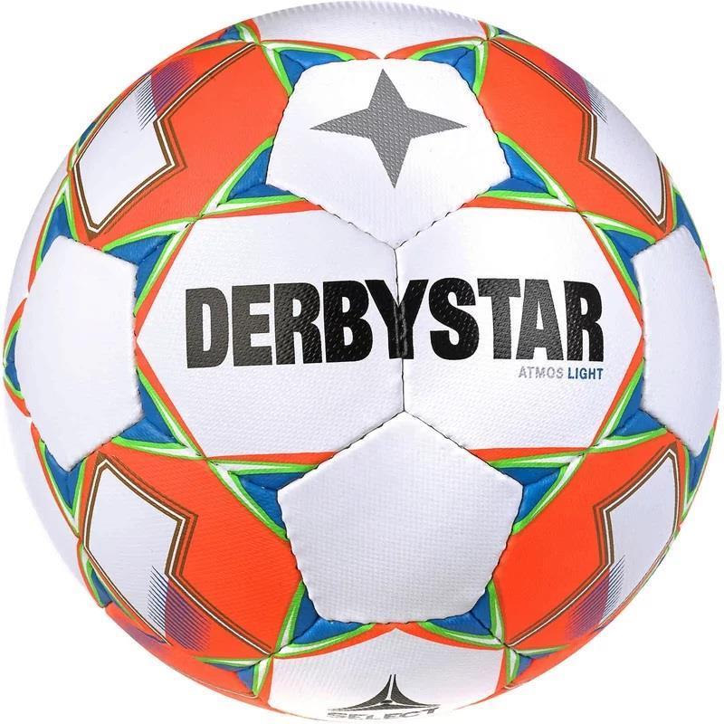 Derbystar Atmos Light AG Fußball - weiß/orange/blau-5 von Derbystar