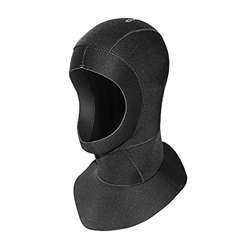 Deror Neoprenhaube 3mm Thermal Neopren Taucherhaube Wetsuit Hat Cap mit Flow Vent(L) von Deror