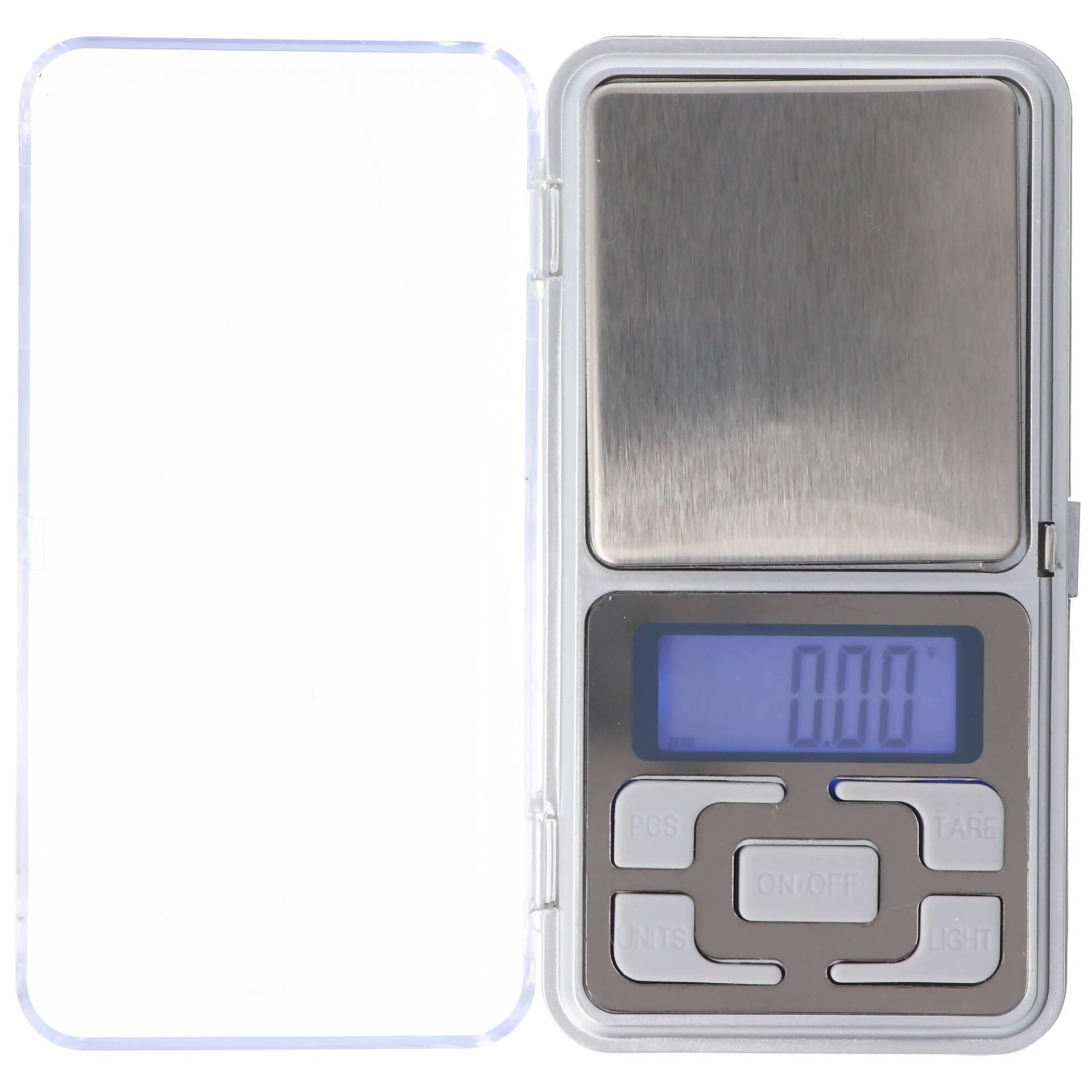 Digital Waage silber grau, mit AAA Batterien von Designa