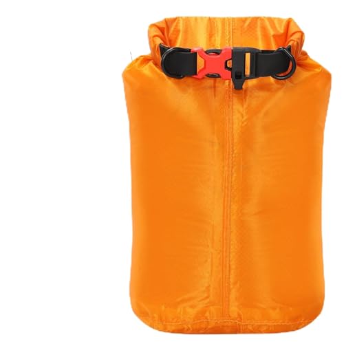 Desoto Wasserdichter Trockensack, Roll-Top, leicht, Trocken-Aufbewahrungstasche, Rucksack mit Notfallpfeife für Reisen, Orange (35 l) von Desoto