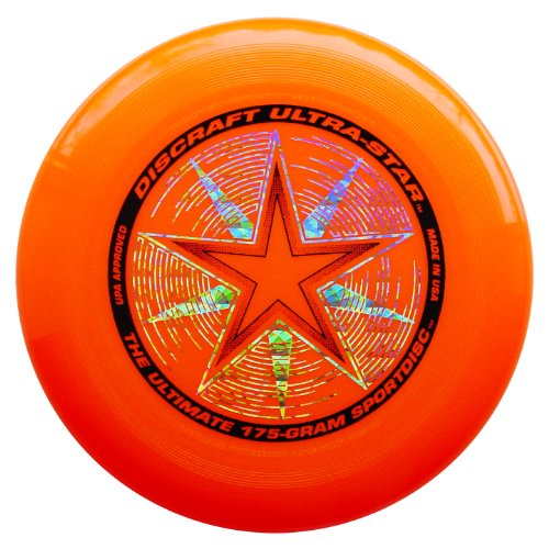 Discraft Ultra Star Sport-Scheibe, 175 g, Bright Orange with Deluxe Packaging von Discraft