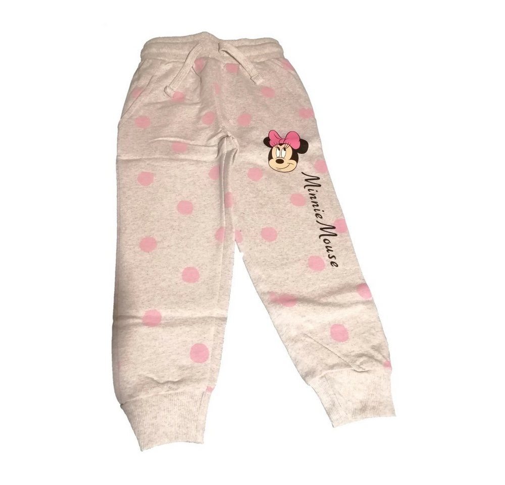Disney Jogginghose Minnie Maus Jogginghose für Mädchen, Grau & Pink, Größen 104-134 von Disney