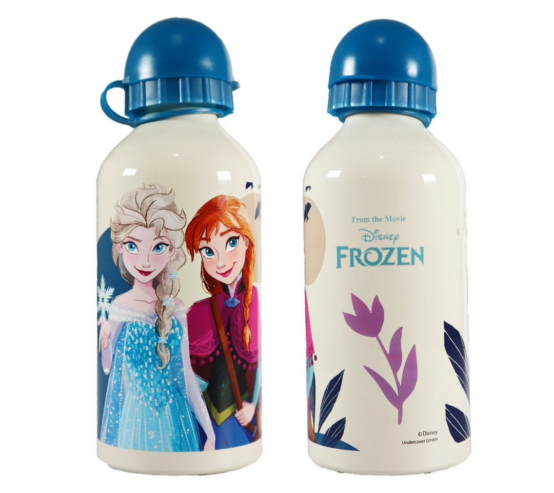 Disney Trinkflasche Disney Die Eiskönigin Alu Wasserflasche Flasche 500 ml Anna Elsa von Disney