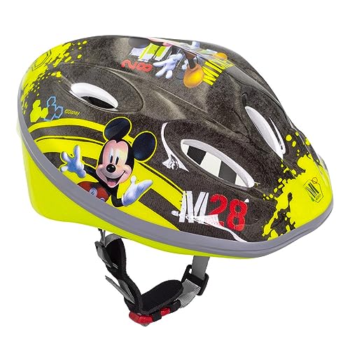 Disney Unisex Jugend Mickey Mouse Fahrradhelm, Mehrfarbig, Einheitsgröße von Disney