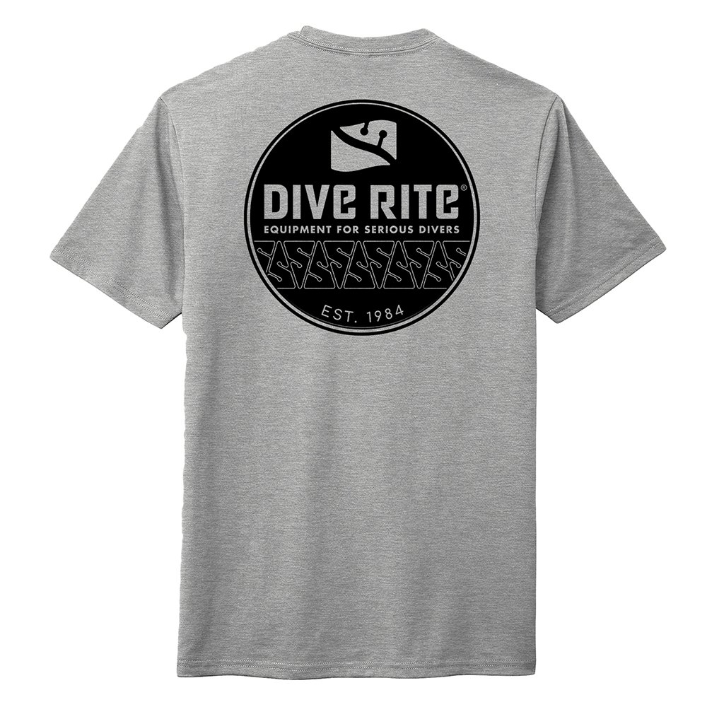 Dive Rite Line Arrow Short Sleeve T-shirt Grau L Mann von Dive Rite