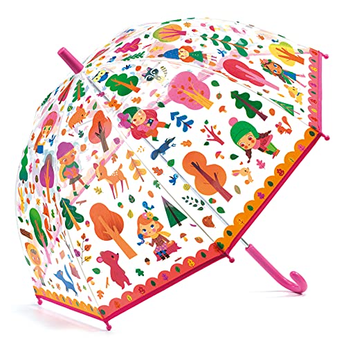DJECO Regenschirm für Wald, Zubehör, Unisex, mehrfarbig (mehrfarbig), einzigartig von Djeco