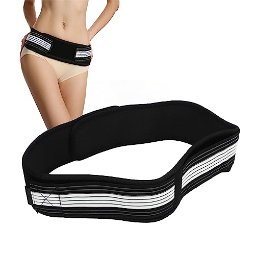Dpofirs Sacroiliac SI Joint Hip Belt for Women and Men, Breathable Lumbar and Hip Support Brace Belts, Back Brace Provides SI Joint Pelvic Support Nerve Compression & Stability Anti Slip (110cm) von Dpofirs