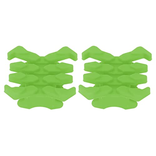 Drfeify Rubber Bow Wurfarme Vibrationsdämpfer, 1 Paar Dämpfer in Krabbenform Stabilisator für Compoundbogen mit Geteilten Gliedmaßen (Grün) Bogenschießen-Zubehör von Drfeify