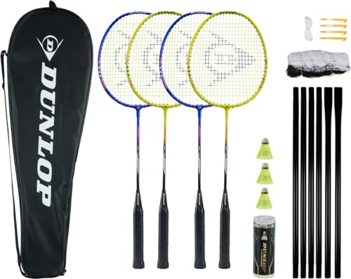 Dunlop Nitro-Star Badminton, Blue/Yellow/RED/Black, One Size von DUNLOP