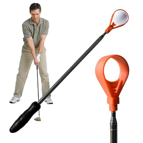 EACTEL Golfball-Wasser-Retriever, Golfball-Aufnahmewerkzeuge, Ball-Retriever, PP + Edelstahl, tragbares Golf-Retriever-Werkzeug, Golfball-Zubehör für Wasser und Büsche von EACTEL